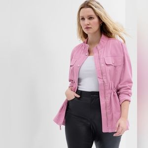 Gap factory dusty rose utility jacket